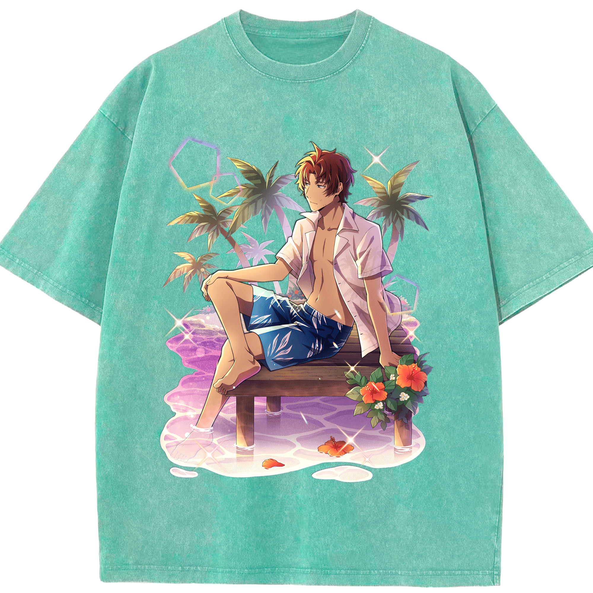 （画像用） 文豪ストレイドッグス Bungo Stray Dogs 綿100% ヴィンテージ風 半袖Tシャツ（フロントプリント）